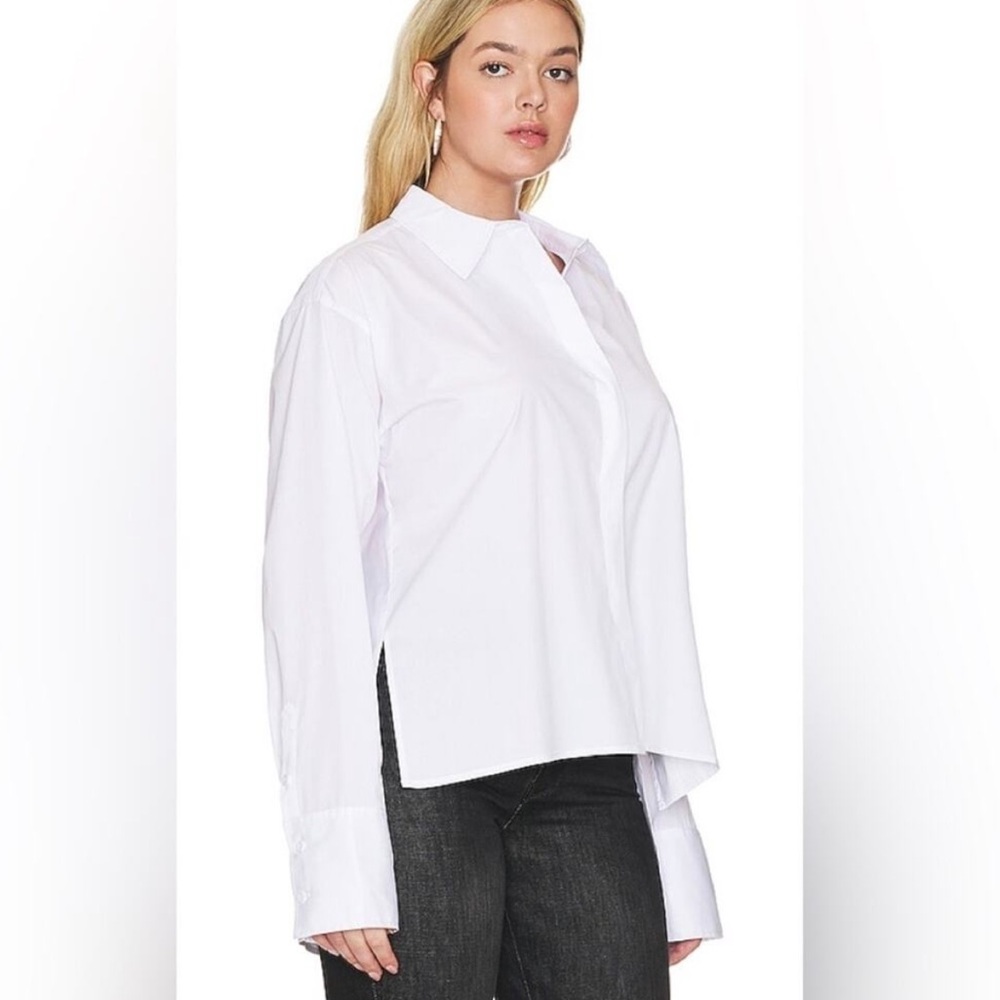 Good American Oversized Poplin Shirt